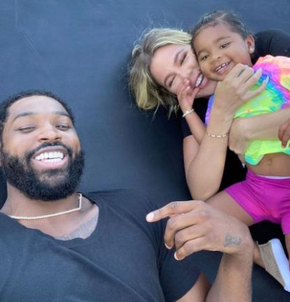 Khloe Kardashian and Tristan Thompson share a daughter named True.
